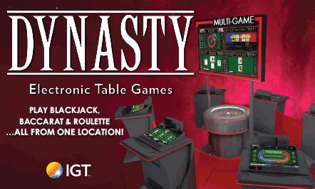 ELECTRONIC TABLE GAMES Dynasty RNG Concurrent .